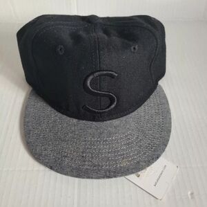 Saturday Surf NYC Rich S Fitted Hat Black L/XL